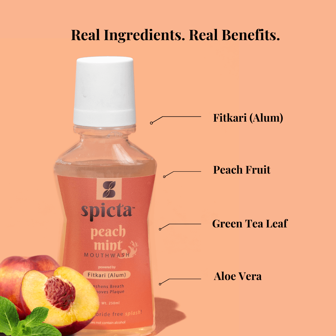 Spicta Peach Mint Mouthwash